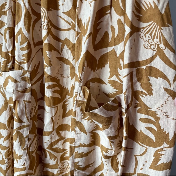 Madewell Linen-Blend Cami Midi Dress in Tropicale Floral - Picture 9 of 13